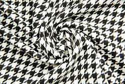 13941/Black/White - Костюмная ткань